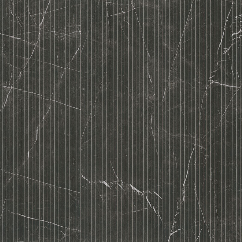 Urbanslat Marmi Noir Ceramic MSI Field Tiles 16" X 48" Fluted MSI - Zicana Boutique - 1