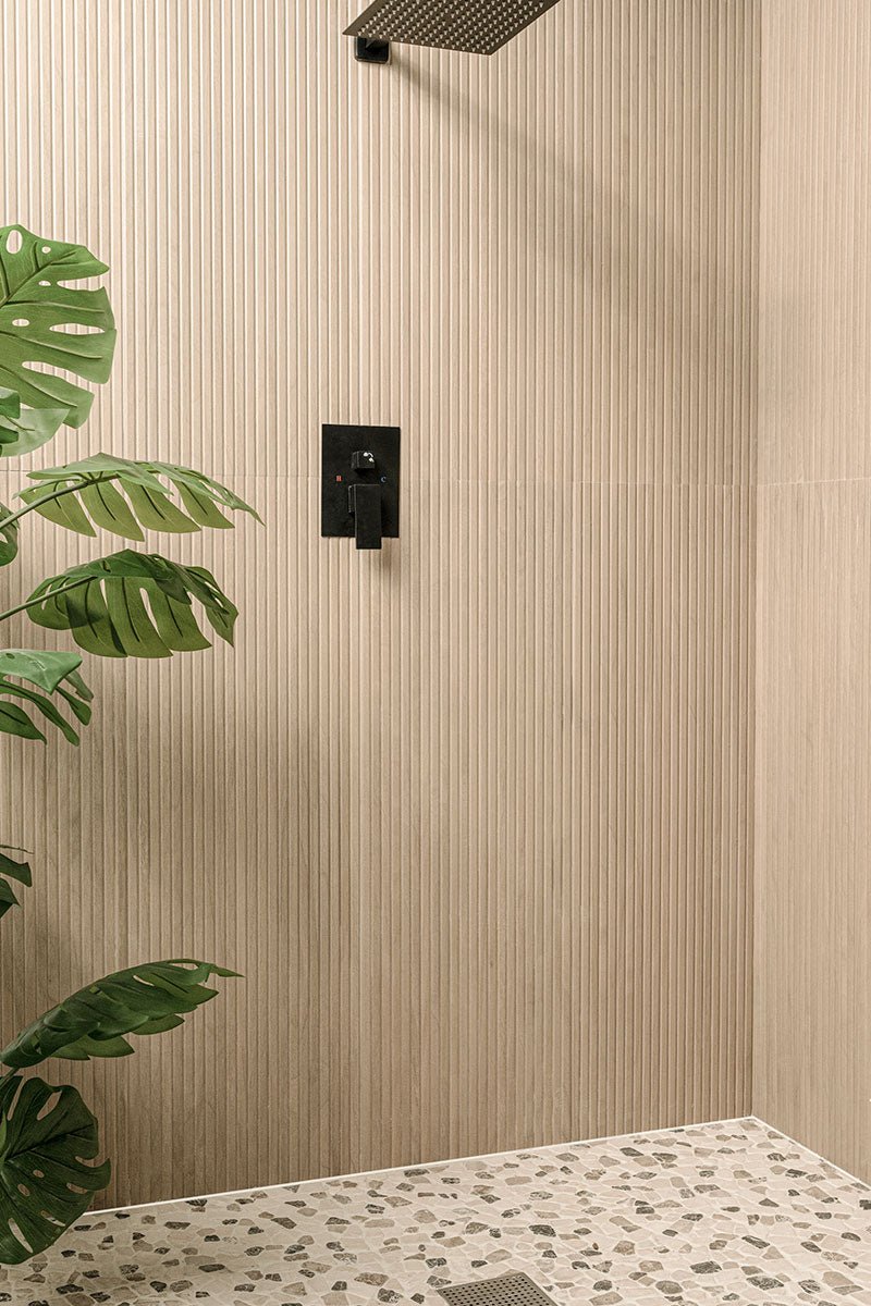 Urbanslat Natural Ceramic MSI Field Tiles 16" X 48" Fluted MSI - Zicana Boutique - 13
