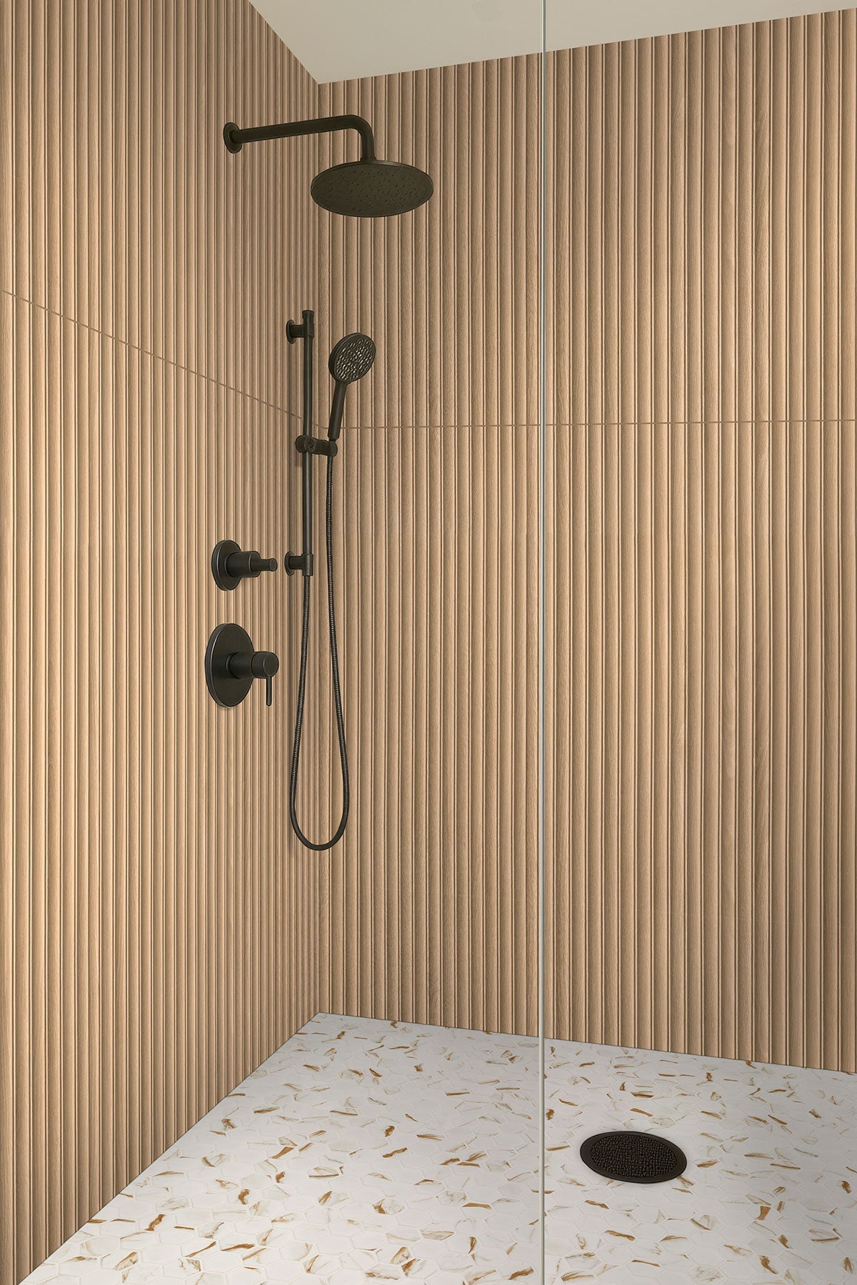 Urbanslat Timber Ceramic MSI Field Tiles 16" X 48" Fluted MSI - Zicana Boutique - 8
