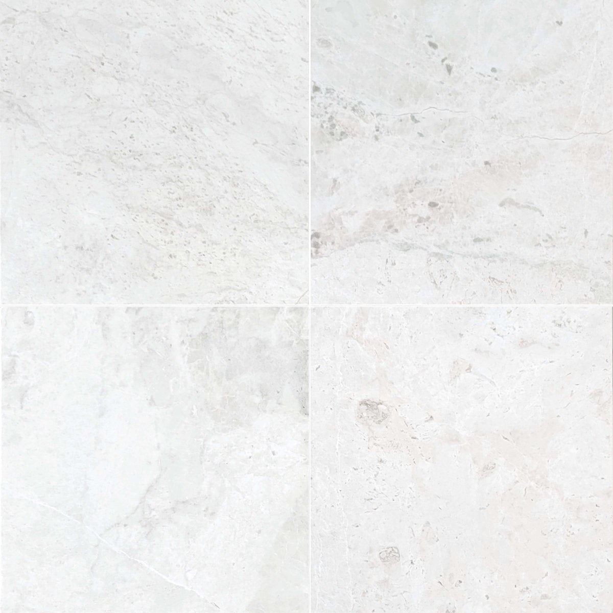Vanilla Creme Polished Marble Field Tile 12''x12''x3/8'' Zicana Boutique - Zicana Boutique - 1