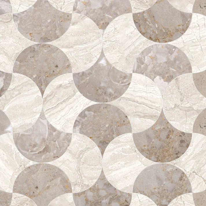 Ventella Aura Royale Marble Waterjet Mosaic Zicana Boutique - Zicana Boutique - 1
