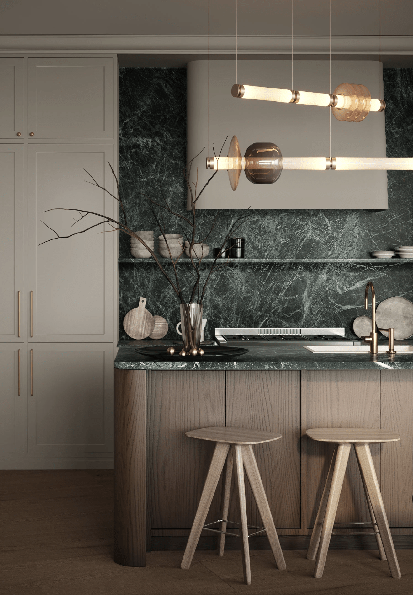 Verde Alpi Marble Zicana Boutique - Zicana Boutique - 2