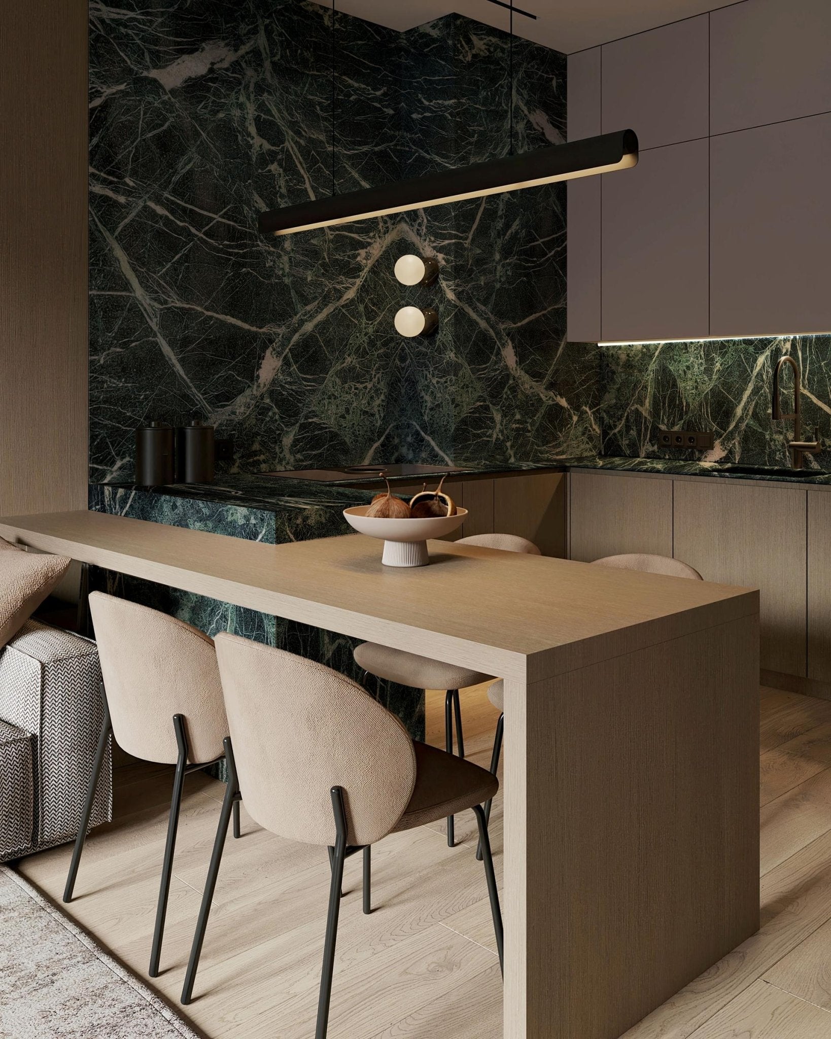 Verde Alpi Marble Zicana Boutique - Zicana Boutique - 6