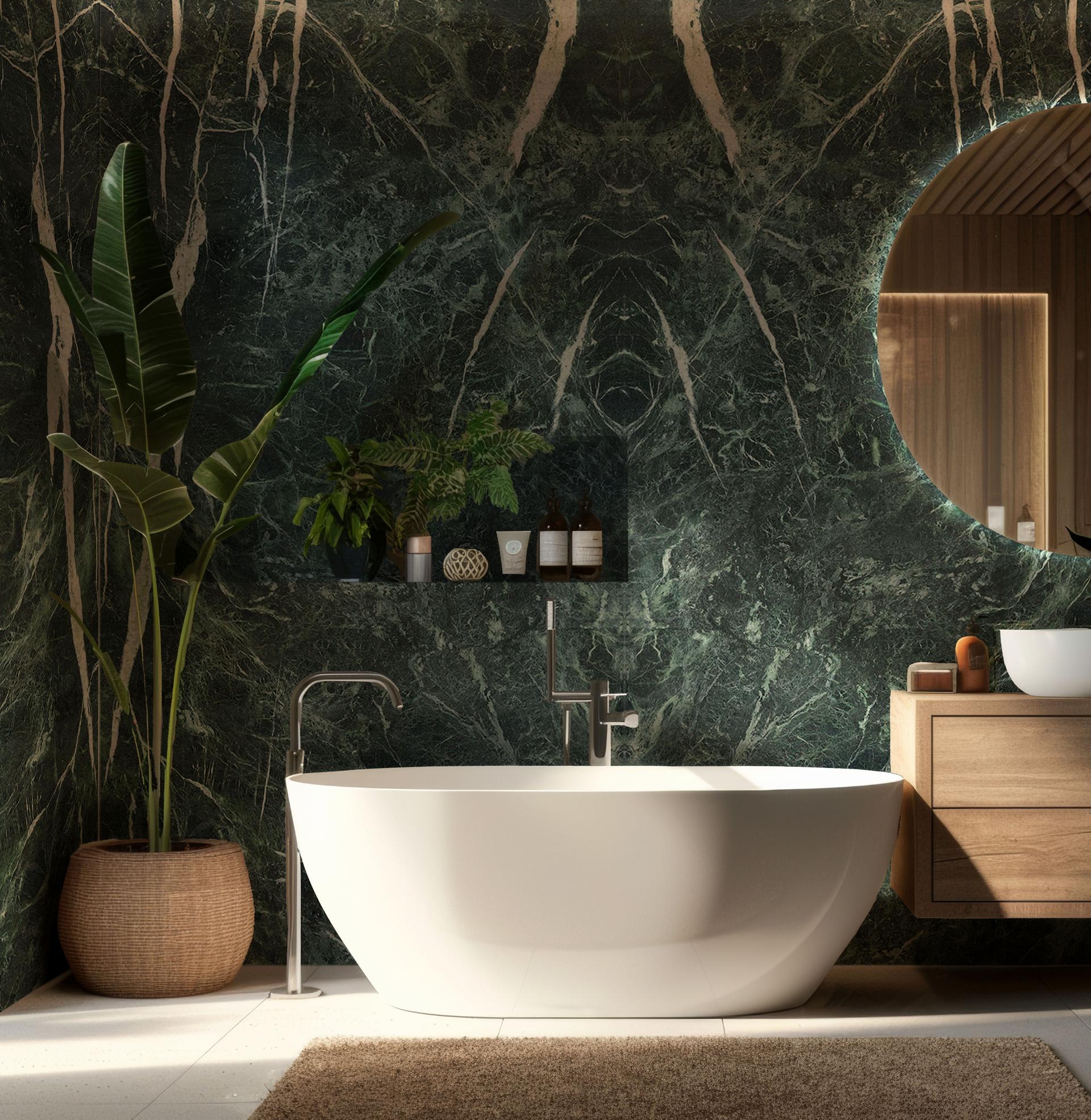 Verde Alpi Marble Zicana Boutique - Zicana Boutique - 8