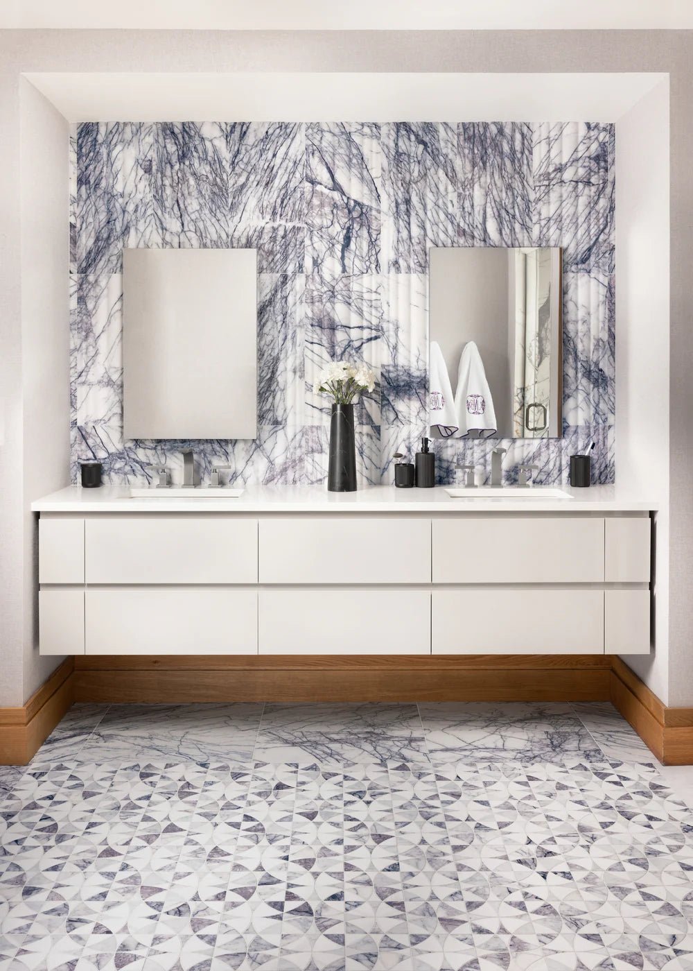 Vitruvius Lilac Waterjet Mosaic Artistic Tile - Zicana Boutique - 3