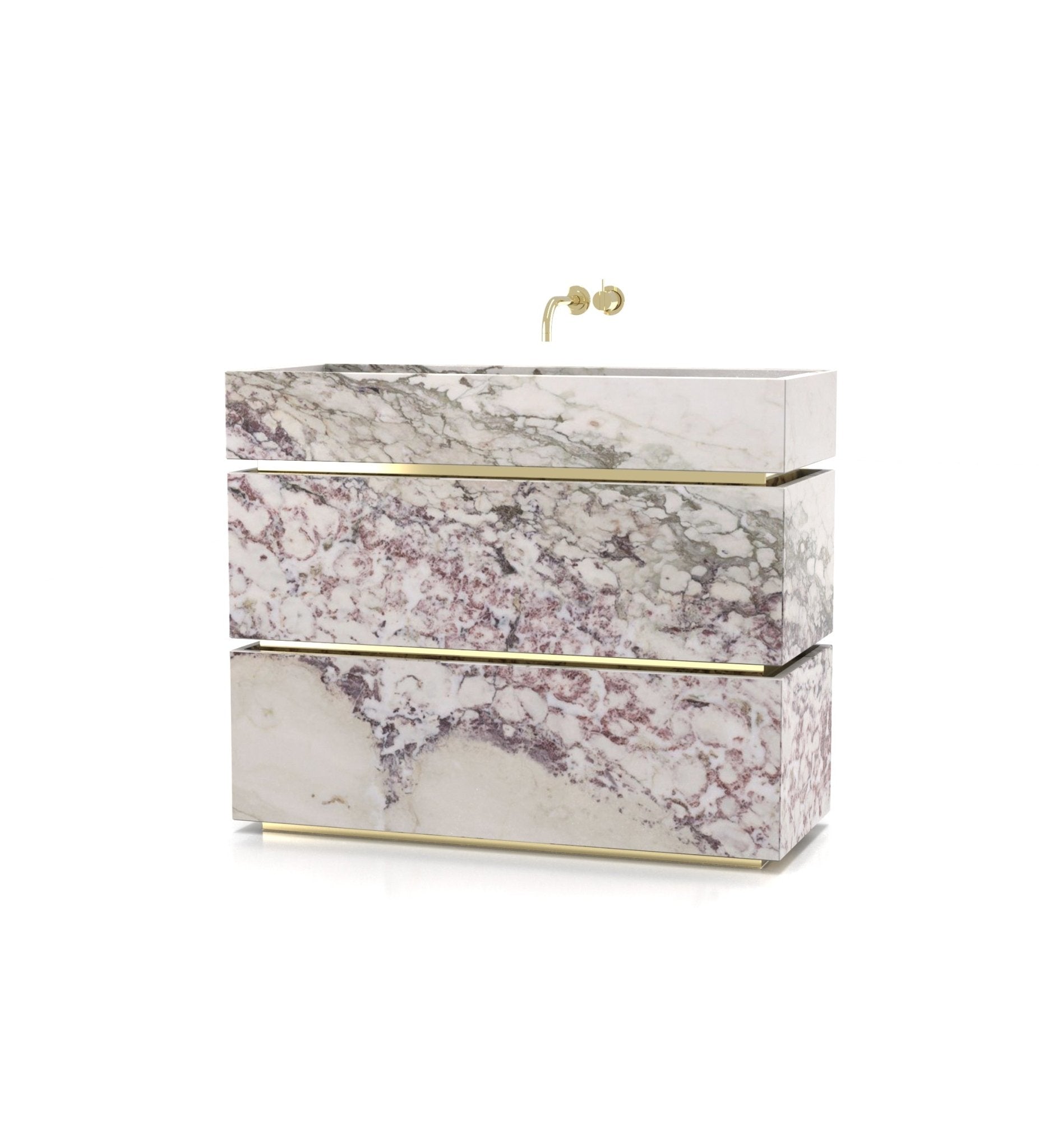 Vittoria Vanity Sink Marble Couture - Zicana Boutique - 14