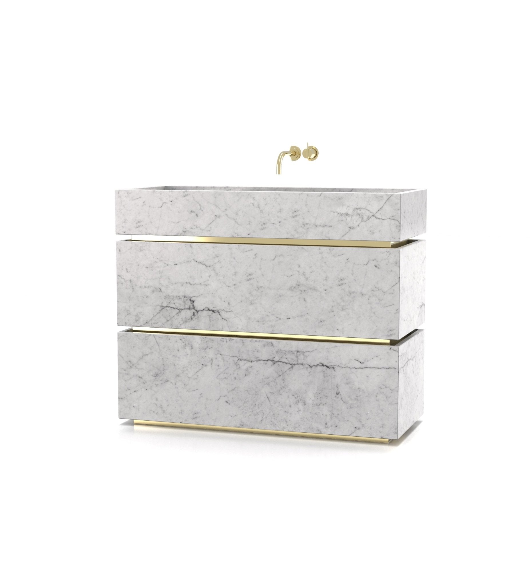 Vittoria Vanity Sink Marble Couture - Zicana Boutique - 3