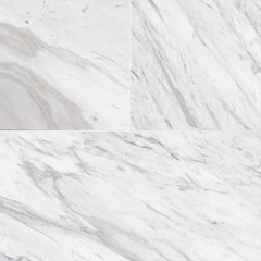 Volakas Polished Marble Field Tile 12''x24''x3/8'' Zicana Boutique - Zicana Boutique - 1