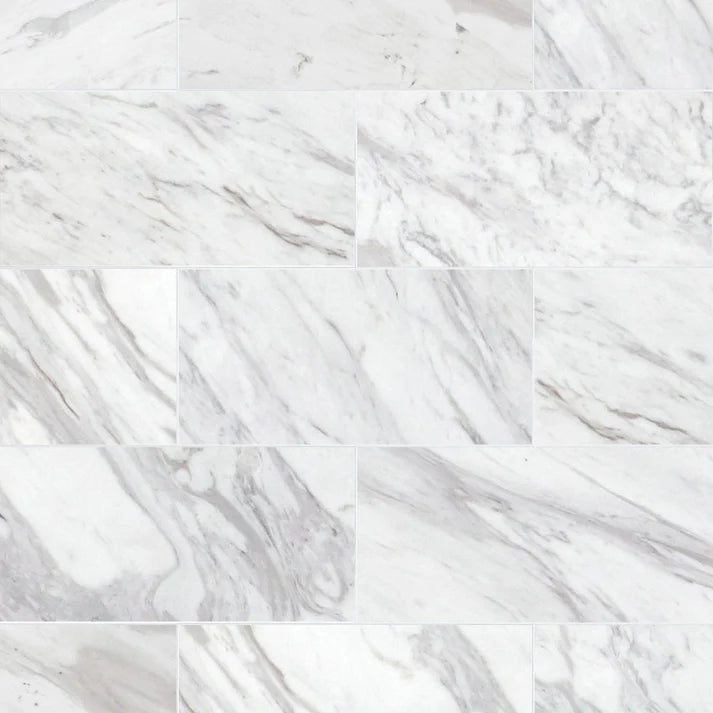 Volakas Polished Marble Field Tile 6''x12'' Zicana Boutique - Zicana Boutique - 1