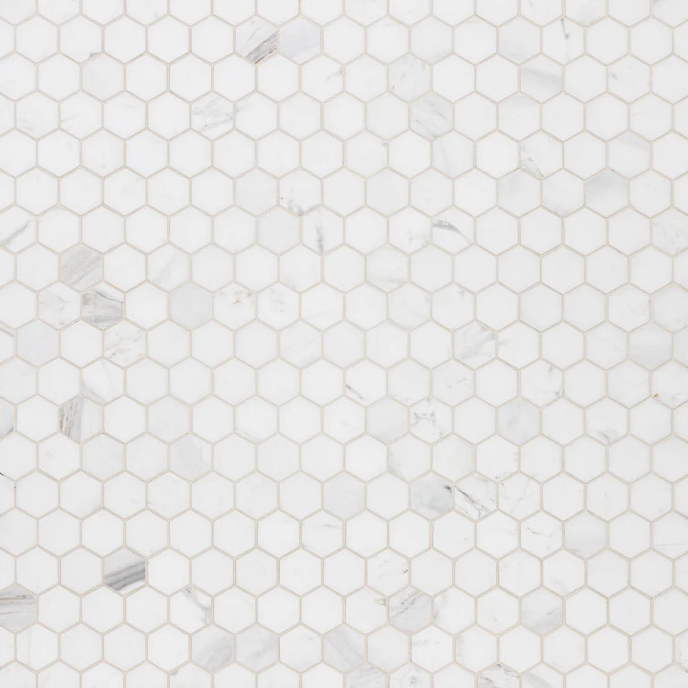 Volakas White Dolomite Mosaic Artistic Tile - Zicana Boutique - 1