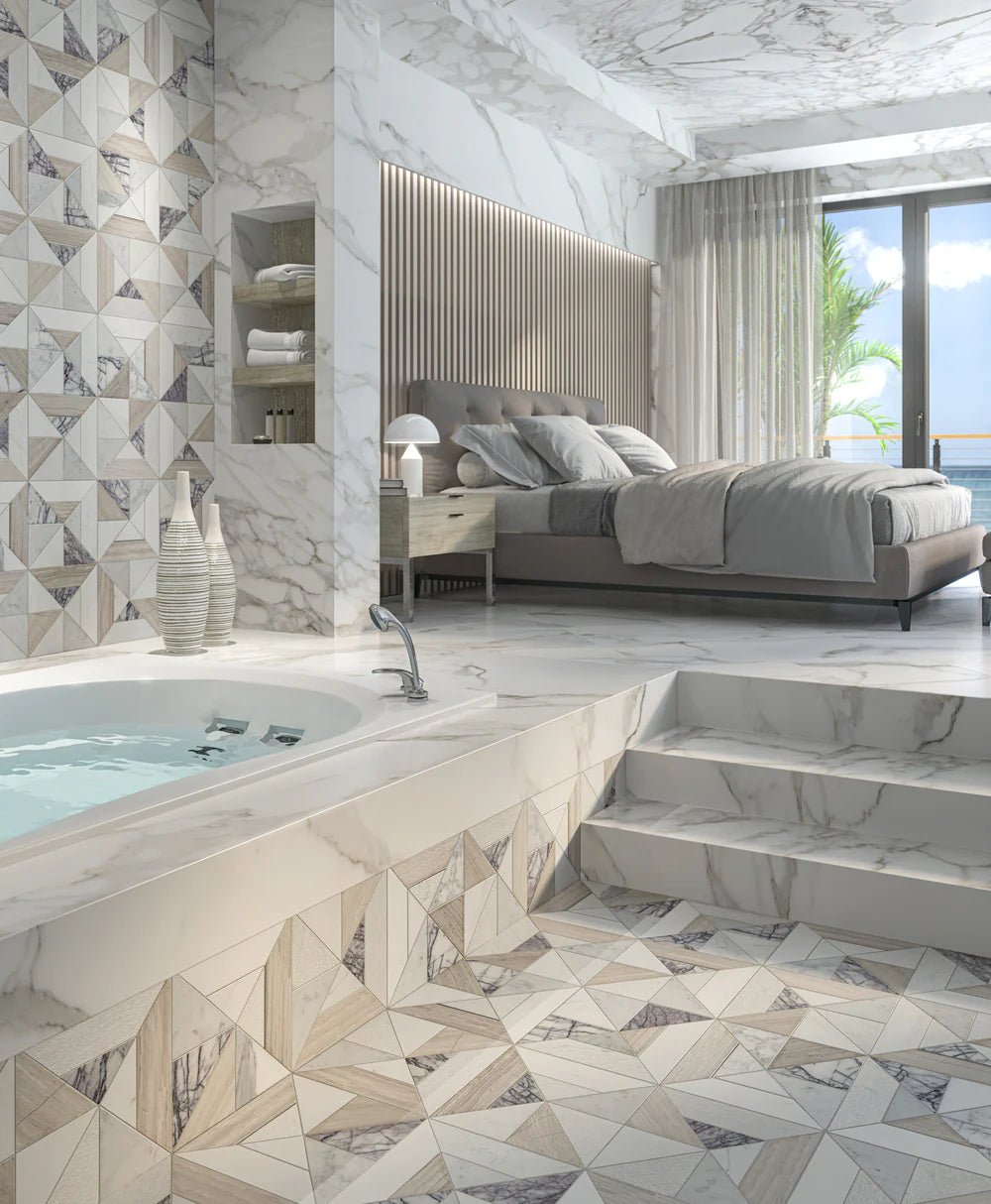 Westwind Lilac Waterjet Mosaic Zicana Boutique - Zicana Boutique - 2