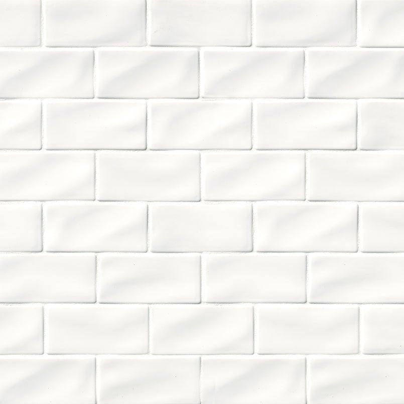 Whisper White Ceramic MSI Field Tiles 3" X 6" MSI - Zicana Boutique - 6