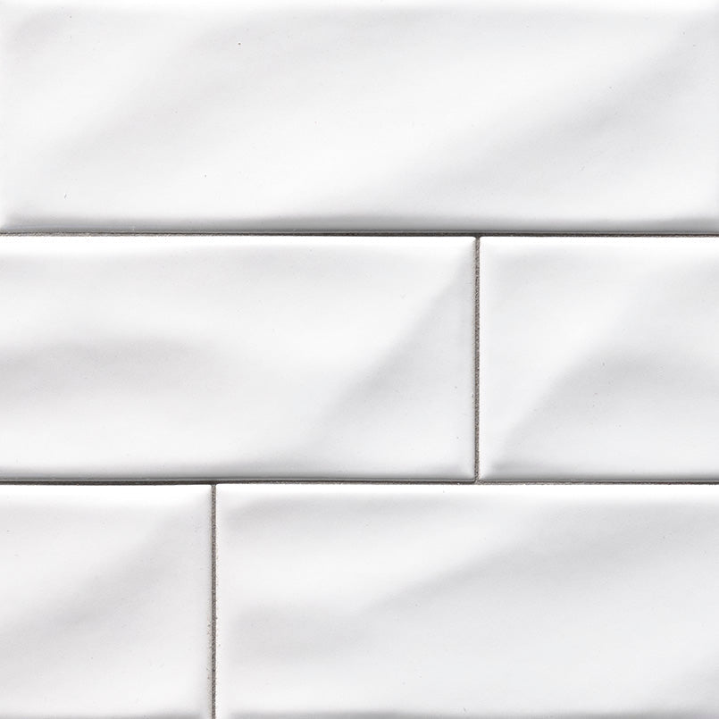 Whisper White Ceramic MSI Field Tiles 4" X 12" MSI - Zicana Boutique - 1