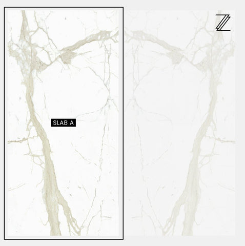 White Calacatta Marble - Zicana Boutique - 3