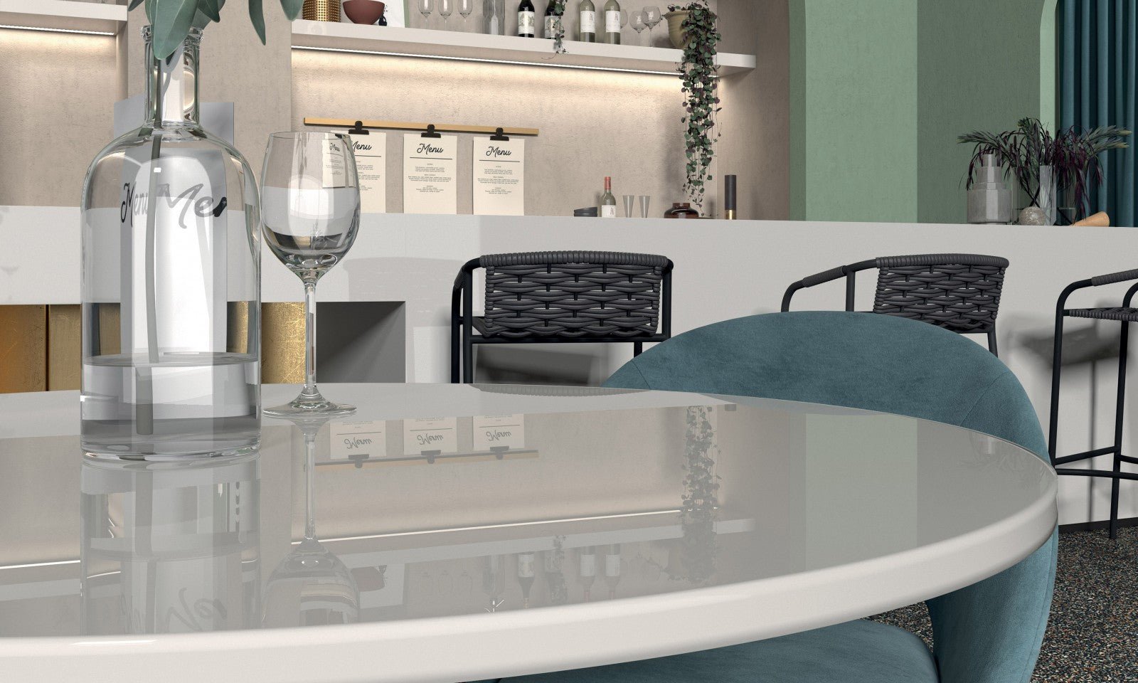 White Lux ABK Stone - Zicana Boutique - 3