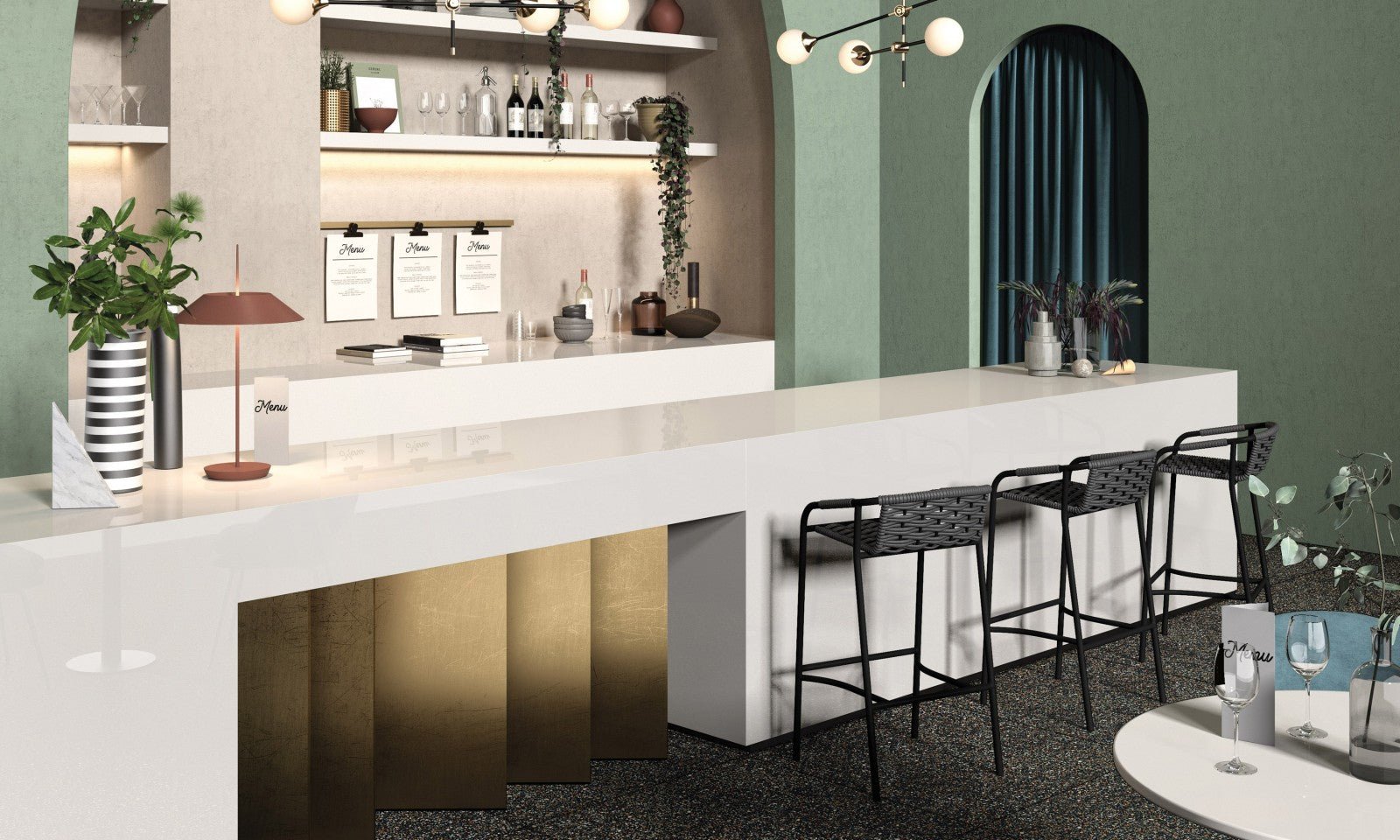 White Lux ABK Stone - Zicana Boutique - 2