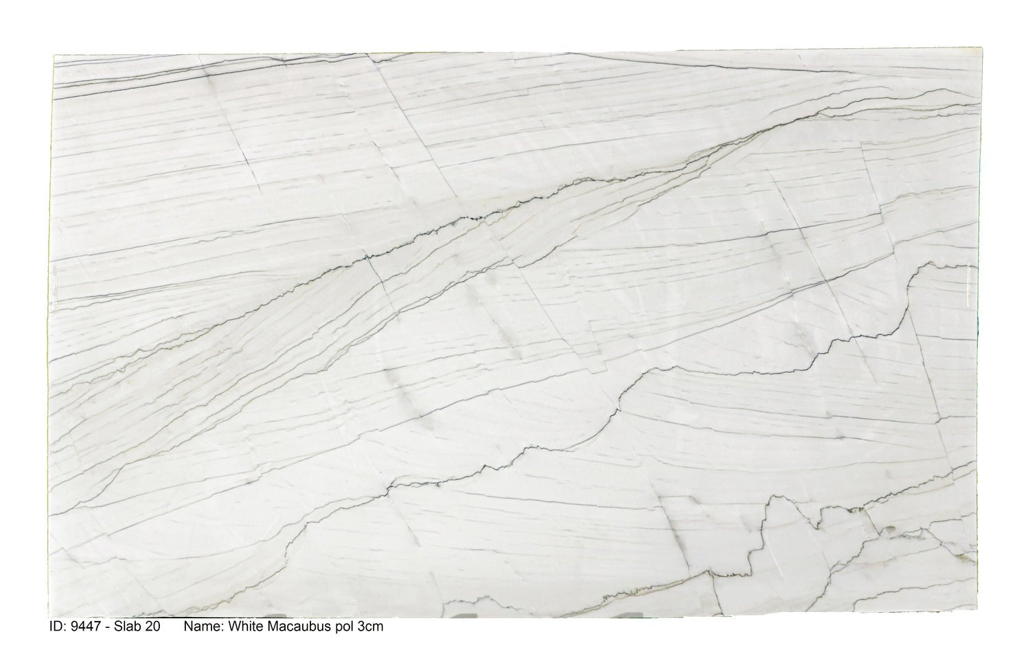 White Macaubas Veincut Quartzite Zicana Boutique - Zicana Boutique - 11