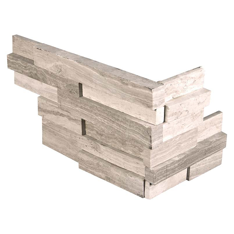 White Oak 3D Marble MSI Field Tiles 6" X 18" Corner MSI - Zicana Boutique - 3