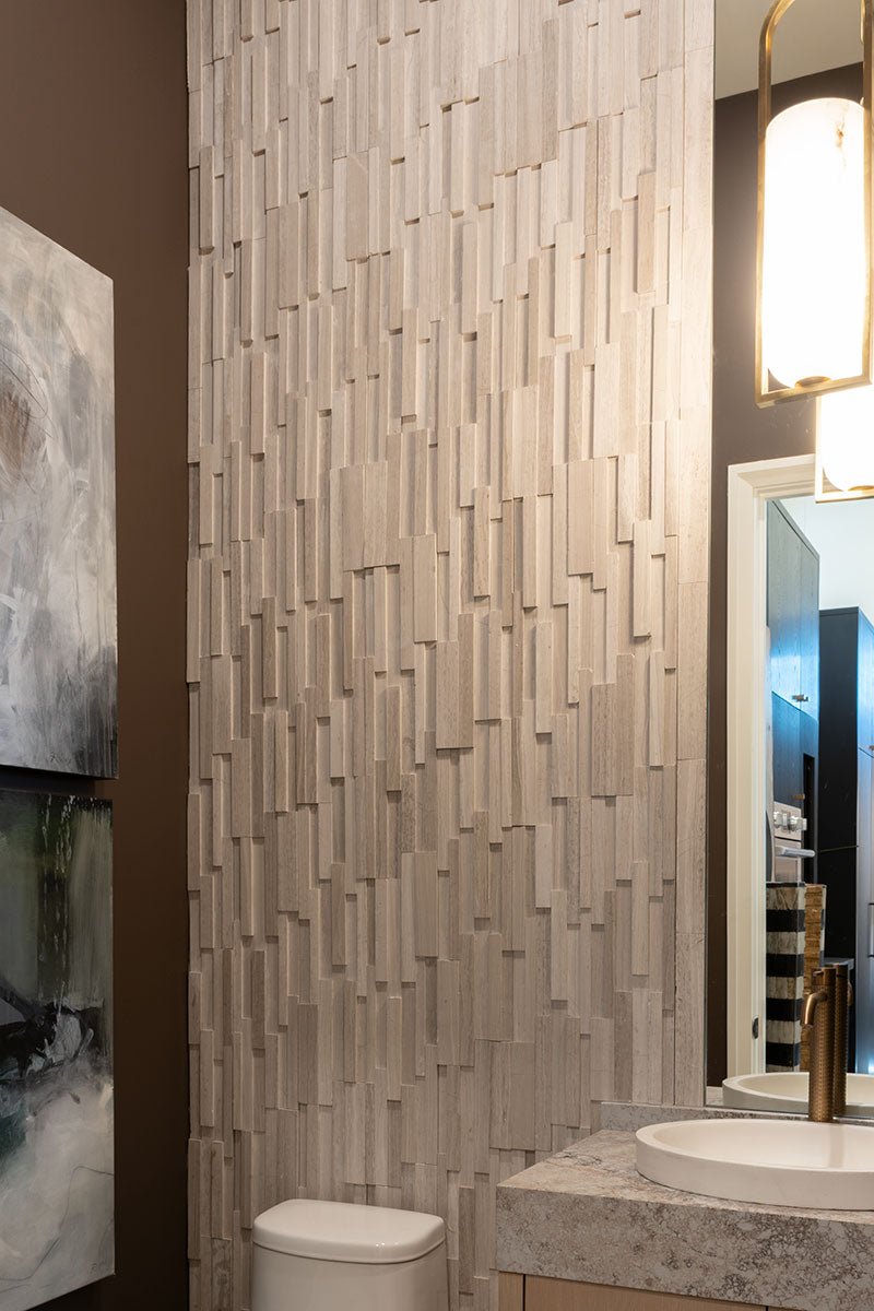 White Oak 3D Marble MSI Field Tiles 6" X 24" Stacked Pattern MSI - Zicana Boutique - 3