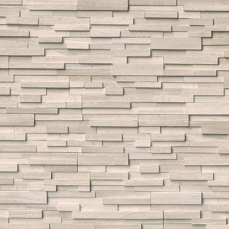 White Oak 3D Marble MSI Field Tiles 6" X 24" Stacked Pattern MSI - Zicana Boutique - 1