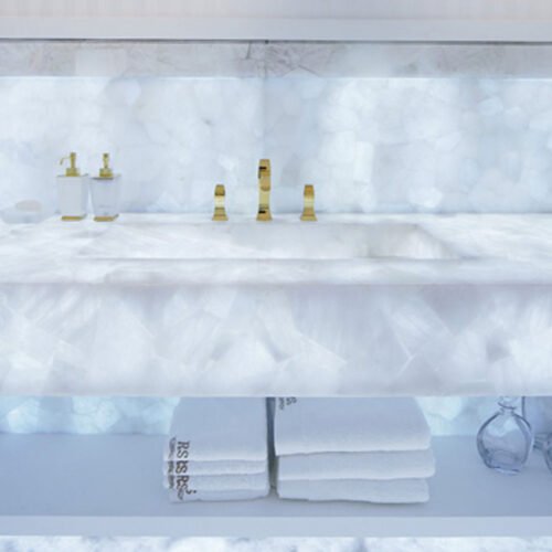 White Quartz Gemstone Zicana Boutique - Zicana Boutique - 8