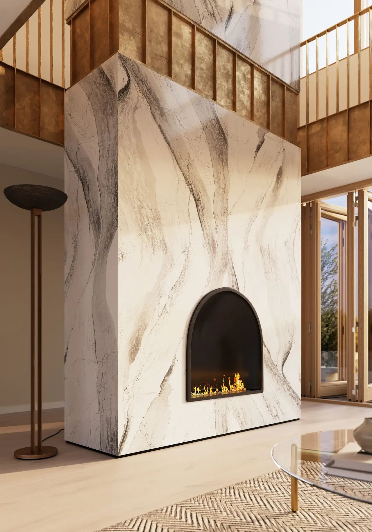 Windsor Brass Satin Ridge Cambria Cambria - Zicana Boutique - 4