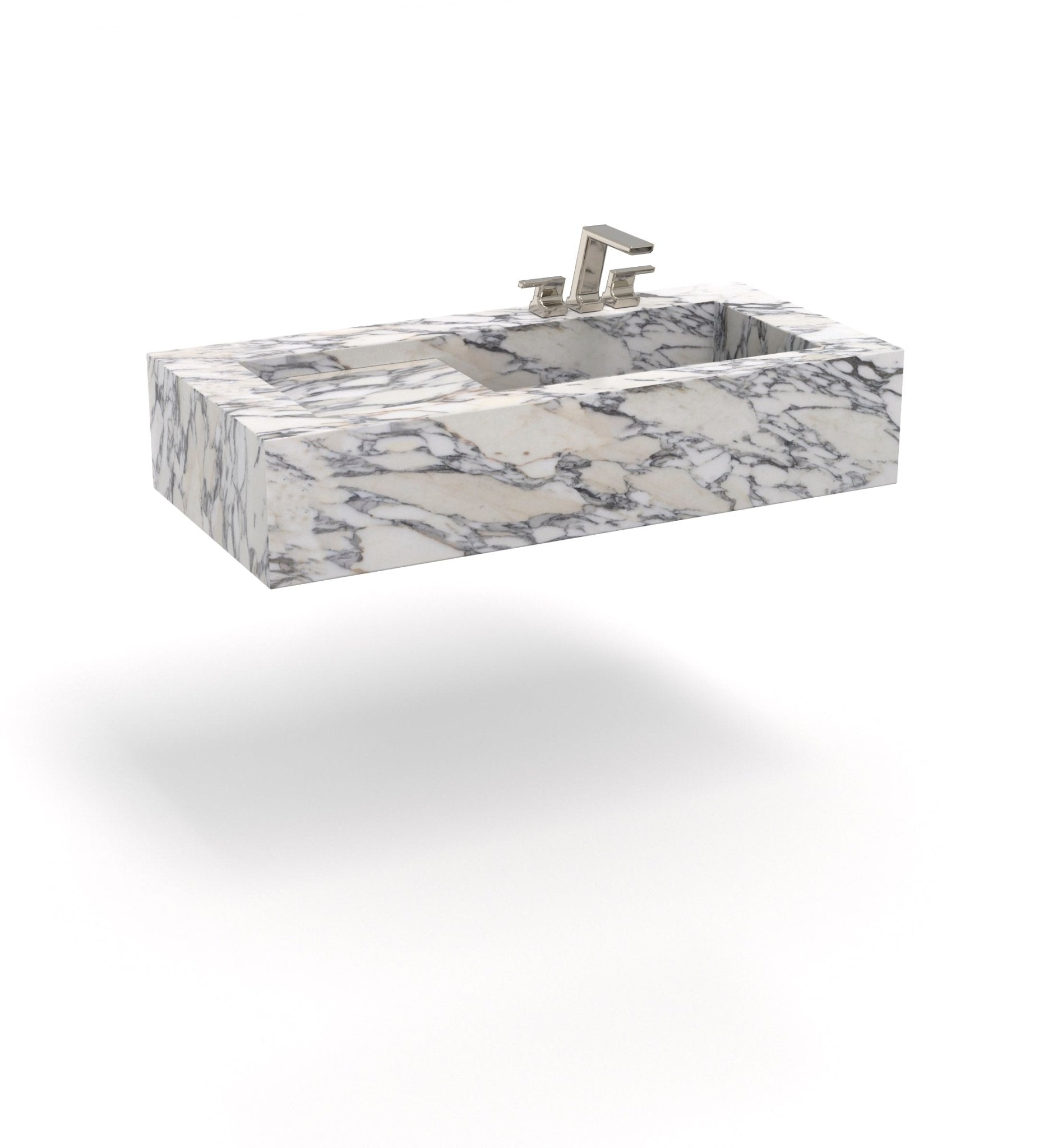 Wish (L) Floating Sinks Marble Couture - Zicana Boutique - 2