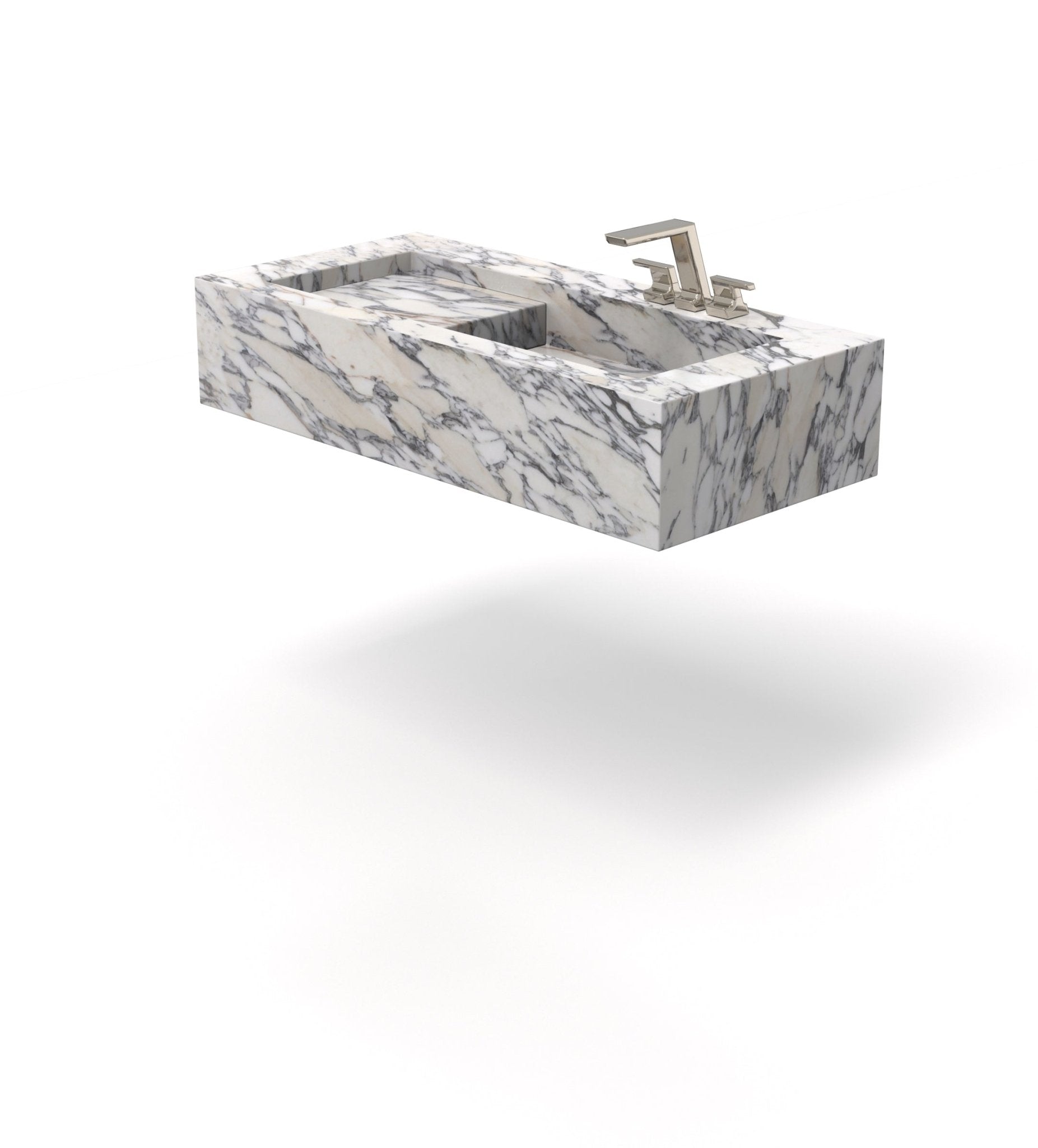 Wish (L) Floating Sinks Marble Couture - Zicana Boutique - 9