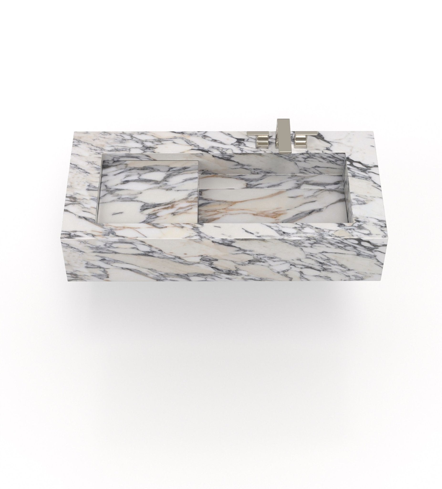 Wish (L) Floating Sinks Marble Couture - Zicana Boutique - 4