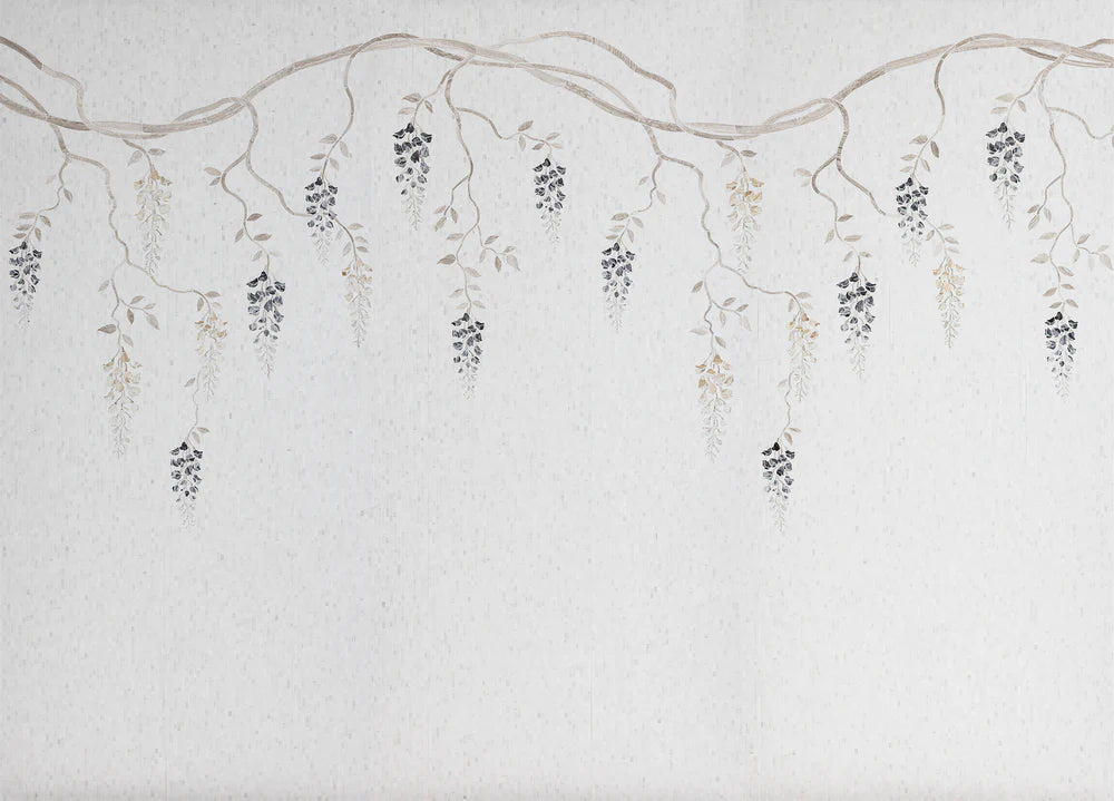 Wisteria Bianco Dolomiti Waterjet Mosaic Artistic Tile - Zicana Boutique - 7
