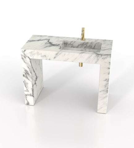 Wonder 48 - C Pedestal Sink - Zicana Boutique - 17