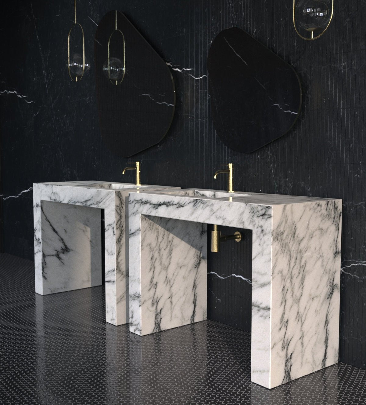 Wonder 48 - C Pedestal Sink Zicana Boutique - Zicana Boutique - 5