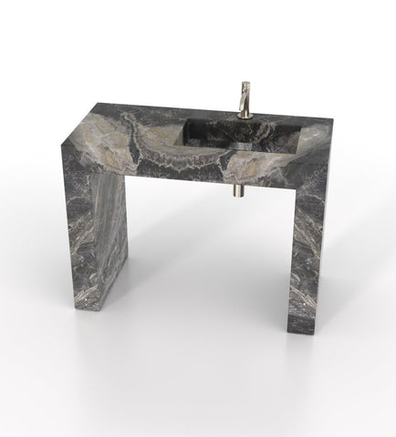 Wonder 48 - C Pedestal Sink - Zicana Boutique - 15