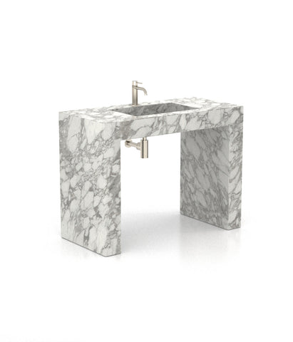 Wonder 48 - C Pedestal Sink - Zicana Boutique - 6