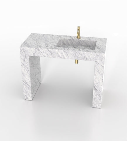 Wonder 48 - C Pedestal Sink - Zicana Boutique - 14