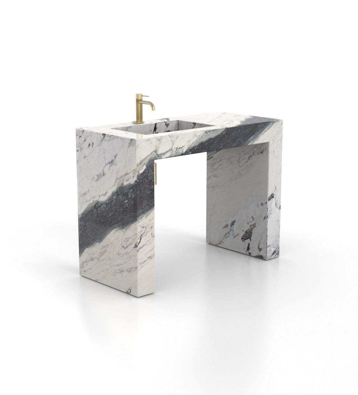 Wonder 48 - L Pedestal Sink Zicana Boutique - Zicana Boutique - 12