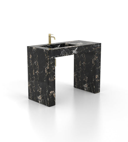 Wonder 48 - L Pedestal Sink - Zicana Boutique - 17