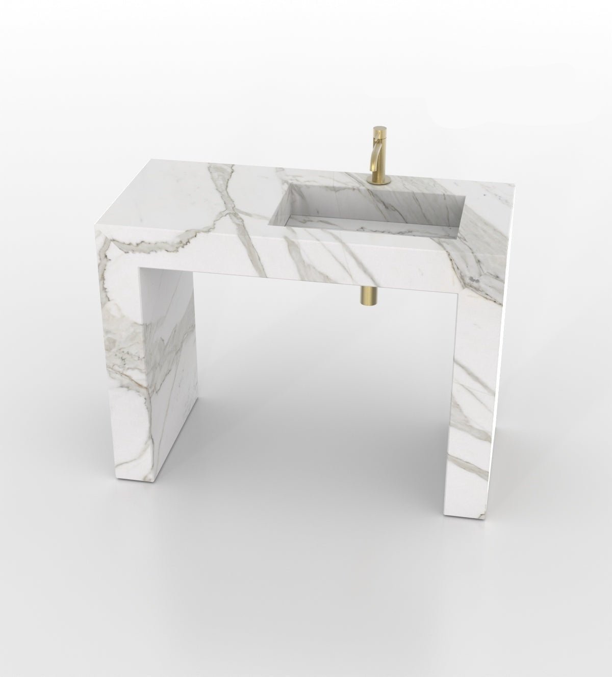 Wonder 48 - R Pedestal Sink Zicana Boutique - Zicana Boutique - 5