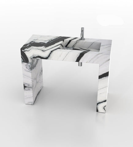 Wonder 48 - R Pedestal Sink - Zicana Boutique - 8