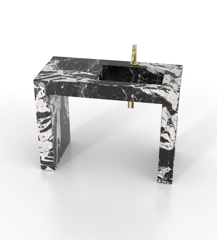 Wonder 48 - R Pedestal Sink - Zicana Boutique - 3