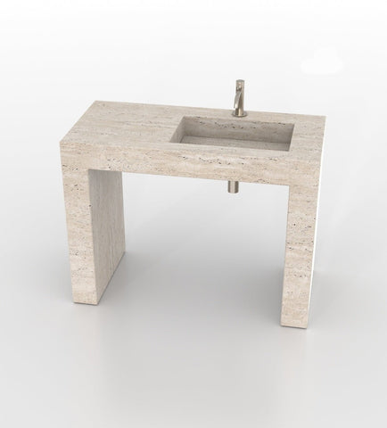 Wonder 48 - R Pedestal Sink - Zicana Boutique - 10