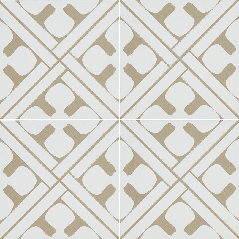 Zaria Elora Encaustic Porcelain MSI Field Tiles 8" X 8" MSI - Zicana Boutique - 1