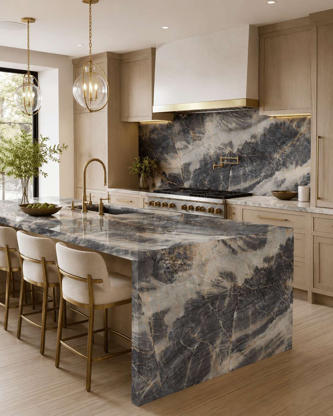 Zuma Blue Quartzite Marble Couture- Zicana Boutique -2